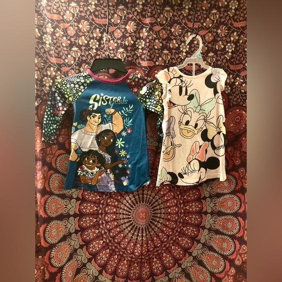 Disney Character Kids' Bundle of 2 Sets of Pajama’s - Picture 1 of 6